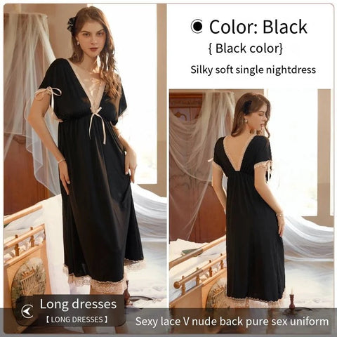 New Arrival Half Sleeves V neck Lingerie - Mighty Nighties