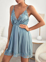 Elegant Soft Silk Nighty with Gown
