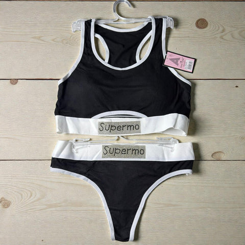 Supermo Ribbed Comfort Set – Bra & Panty