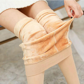 Warm Fleece Tights for Winter