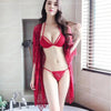 Restock New arrival Three piece Nighty Bra Panty gown