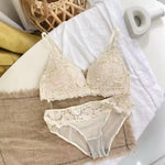 Soft Padded Mesh Wireless Premium Lingerie Set