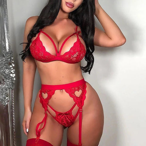 Sexy Red Lingerie - Mighty Nighties