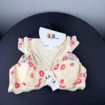 Flirty Lips Comfy Bra