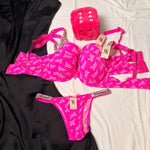 Victoria's Midnight Aura Lingerie Set
