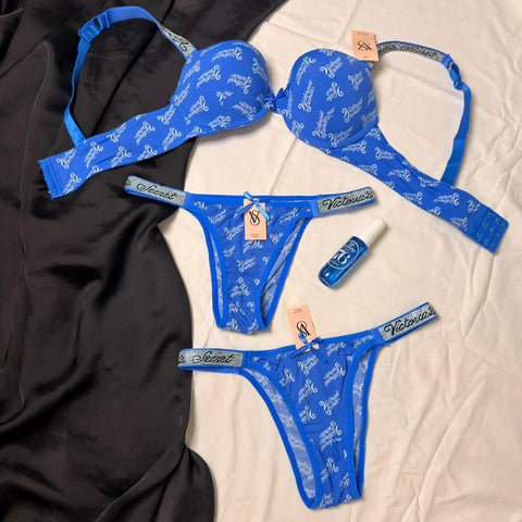 Victoria's Midnight Aura Lingerie Set