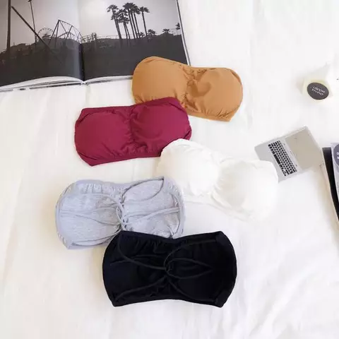 Strapless With Removable Pad And Back Cross Style Biddies