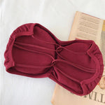 Strapless With Removable Pad And Back Cross Style Biddies