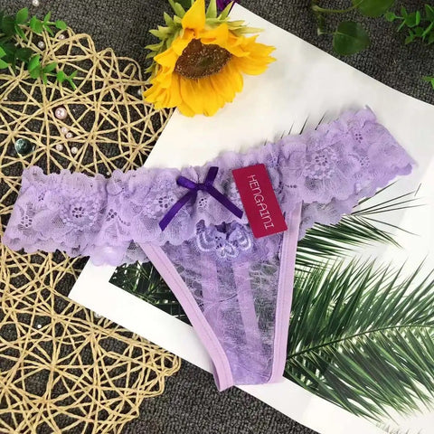 Women Net Thong Panty.                 Pack of 4
